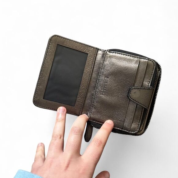 Burberry | Perforated Leather Morley Mini Wallet - Picture 4 of 6